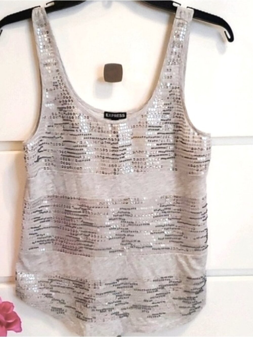 Express sequin top💕 - Picture 1 of 3
